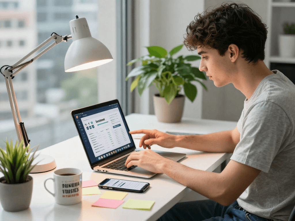 Buy app installs through effective marketing strategies in a modern workspace environment