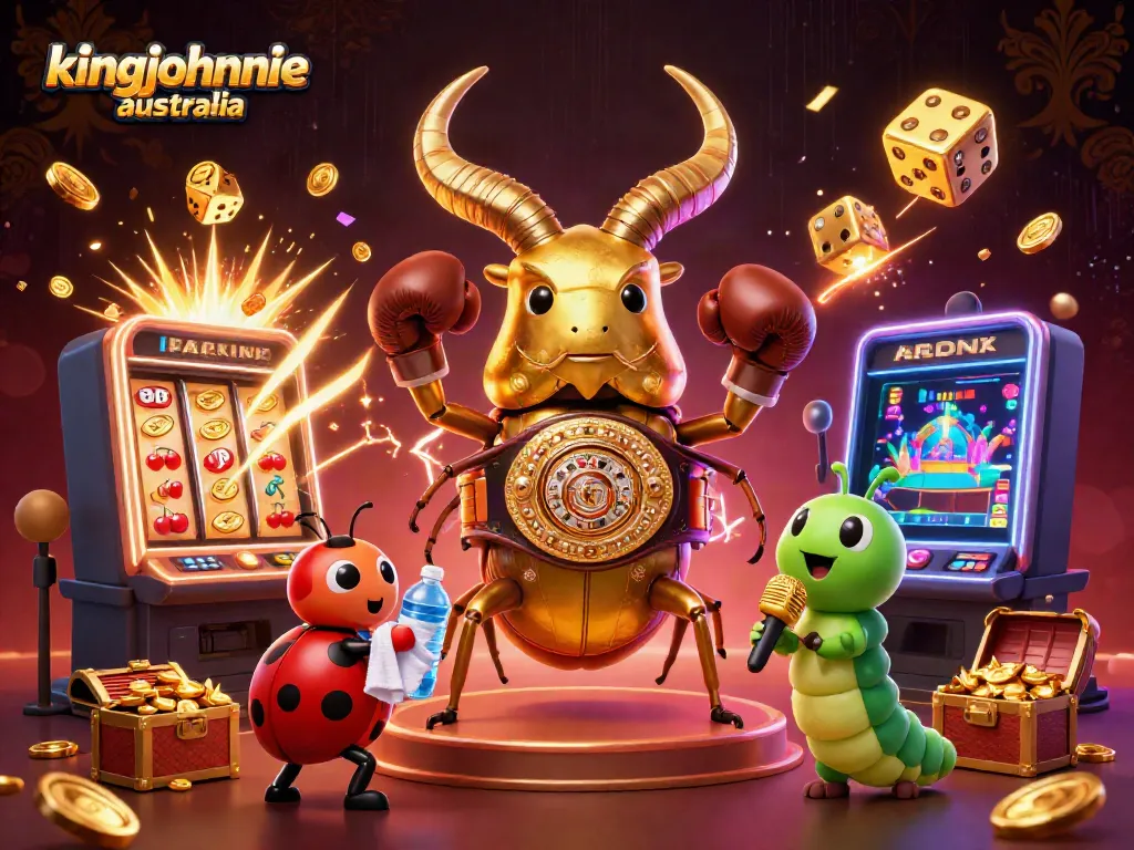 Experience the excitement at kingjohnnie australia with vibrant characters and dynamic casino elements.