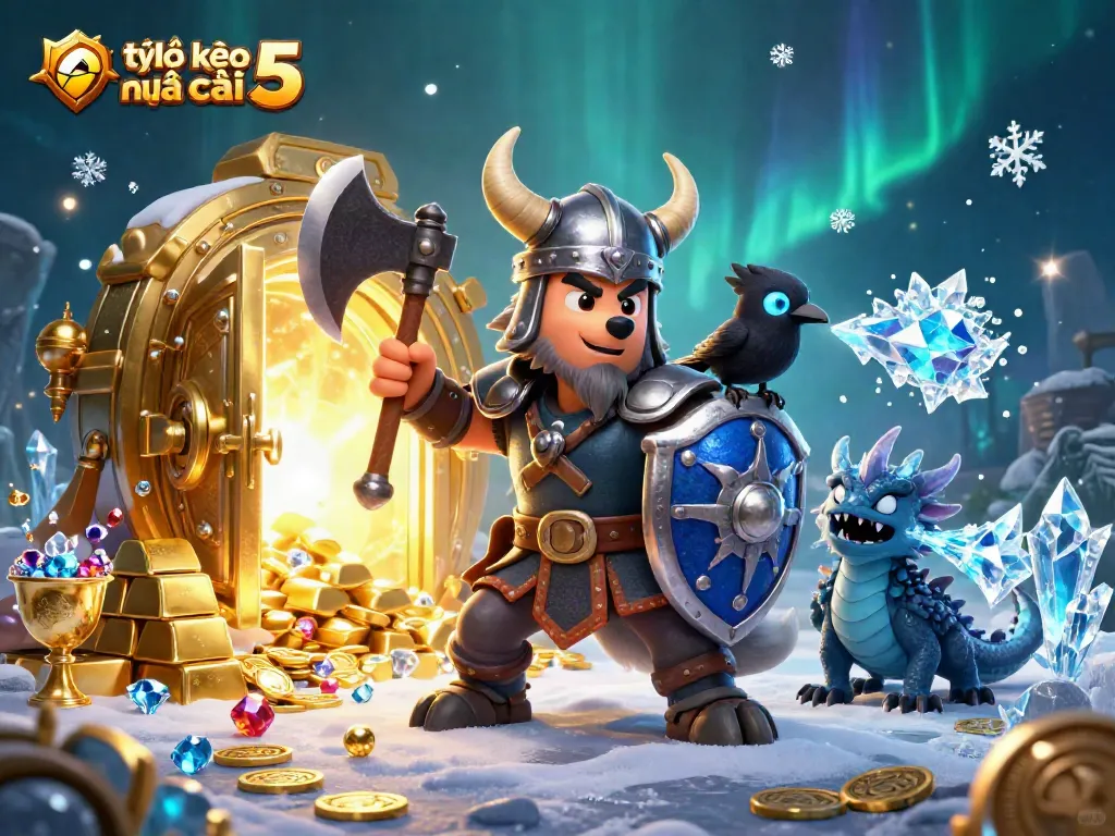 Bet on tỷ lệ kèo nhà cái 5 with fierce characters and treasures in a rich gambling scene