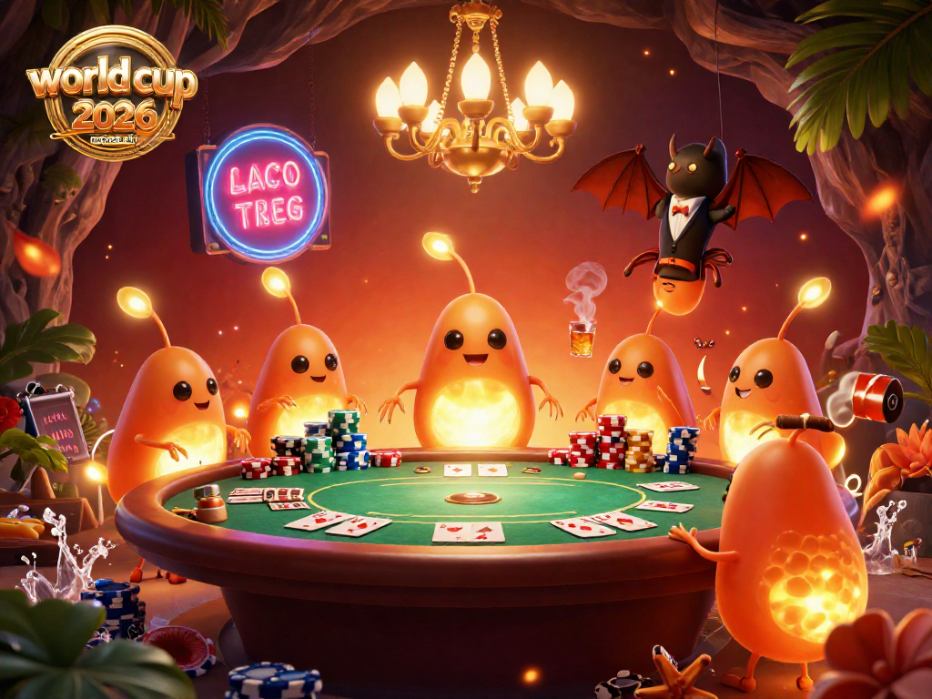 Betting vibrant at the world cup 2026 mexico city casino with glowworms lighting the scene.