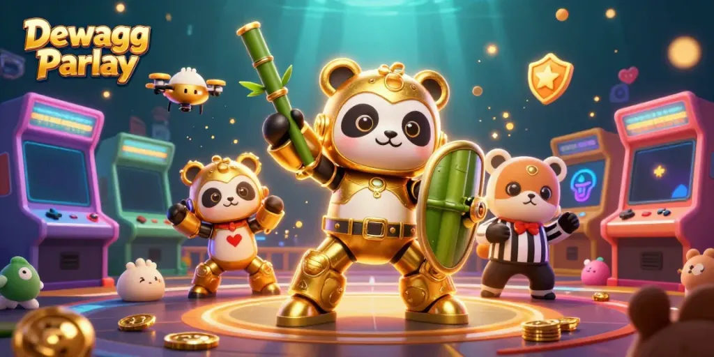 Experience the excitement of Dewagg Parlay with vibrant casino-themed action and dynamic gaming elements.