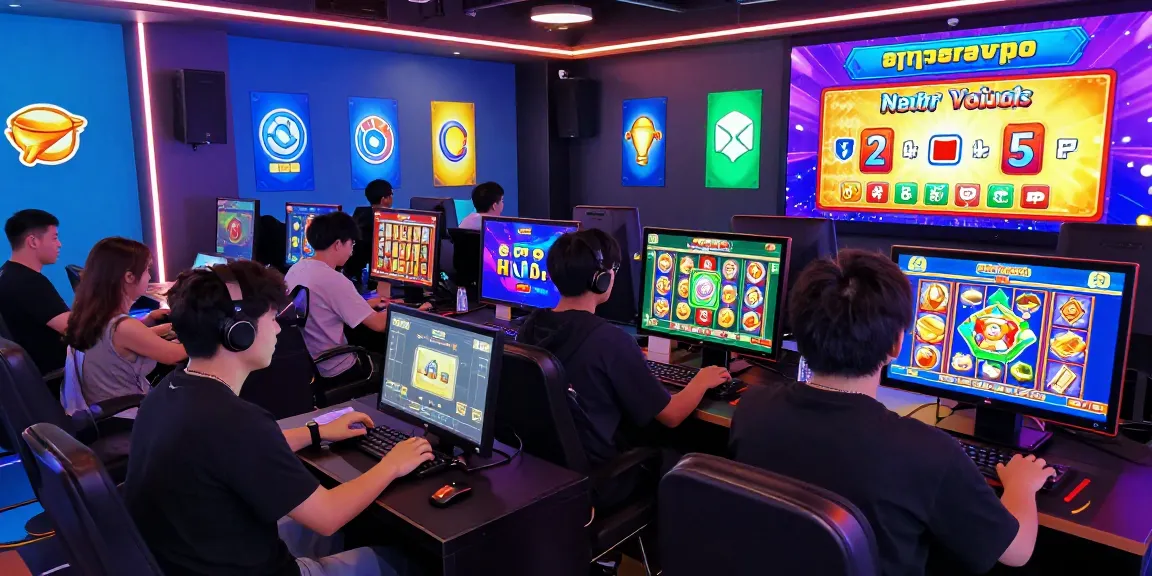 Exciting gameplay at a situs slot platform with players engaged in online casino games.