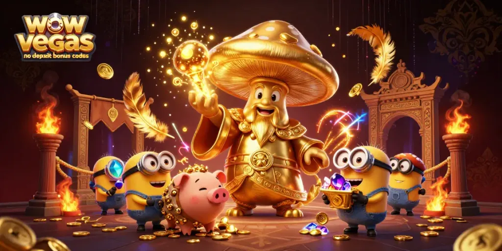 Discover the excitement of wow vegas no deposit bonus codes surrounded by magical gaming treasures!