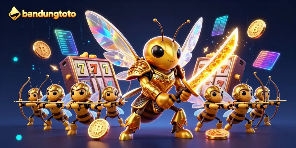 Experience thrilling action with bandungtoto as the giant hornet leads a slot game adventure