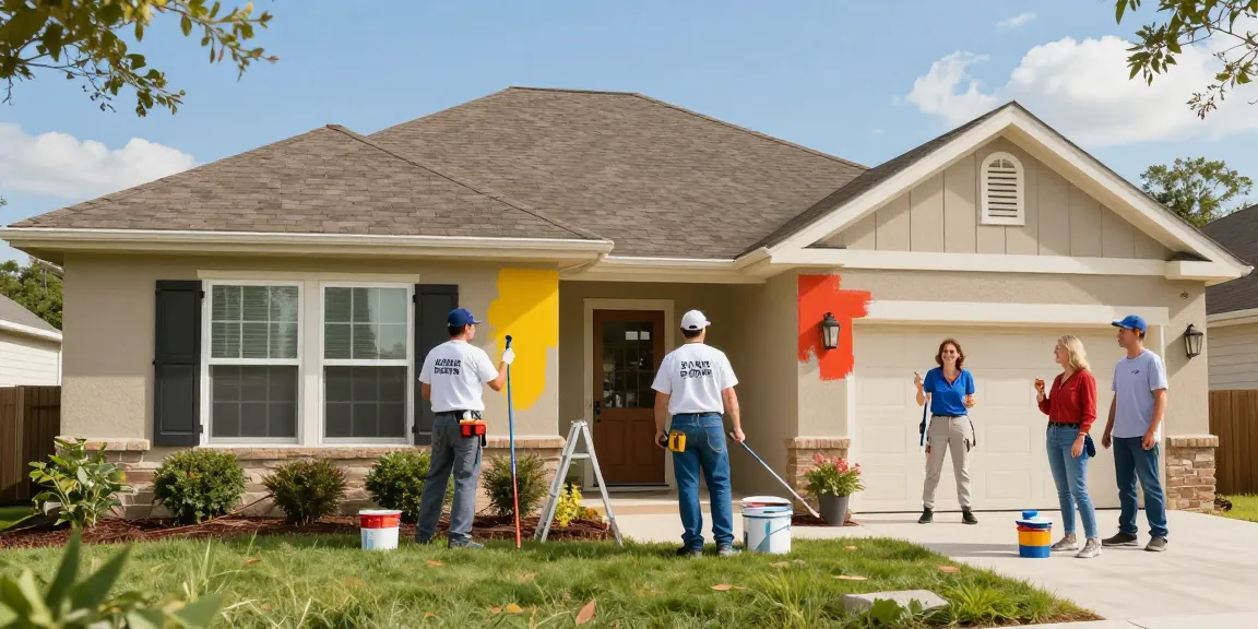 Home painting company in Texas providing reliable, professional painting services in the community.