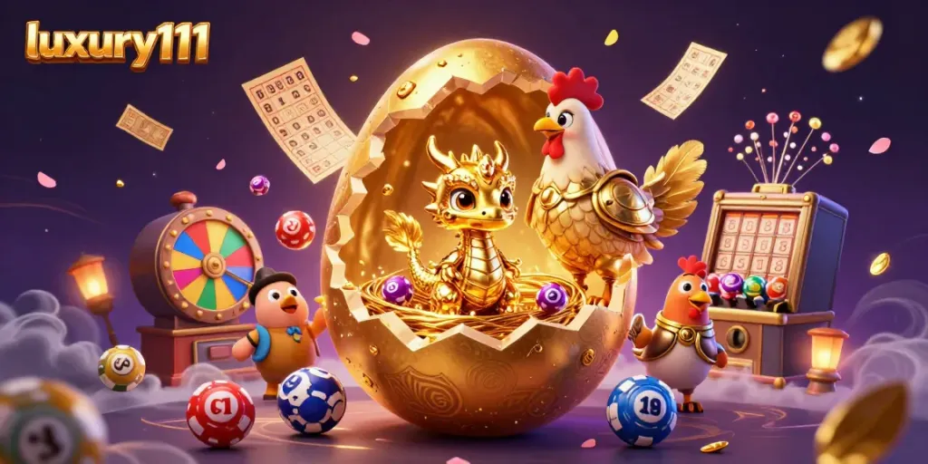 Experience winning strategies at luxury111 with exciting games and golden rewards in a vibrant 3D casino scene.