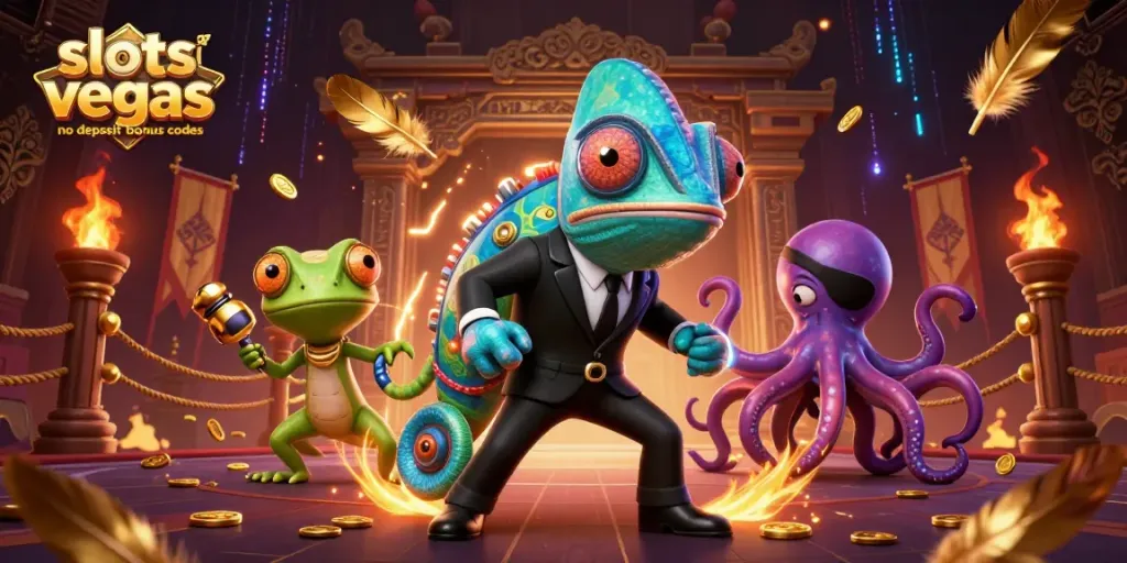 Engage with the exciting slots of vegas no deposit bonus codes scene featuring vibrant casino elements.