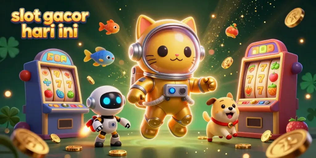 Experience thrilling gameplay with slot gacor hari ini featuring vibrant slot machines and 3D characters.