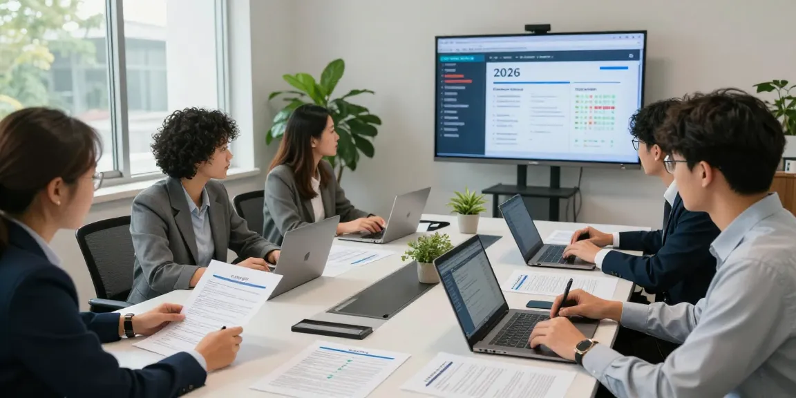 Team collaborating on document fraud detection strategies in a bright office environment showcasing advanced analytics.