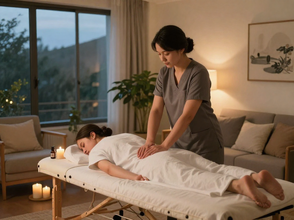 Enjoy a serene 영등포출장안마 experience in a calming home environment with a professional therapist.