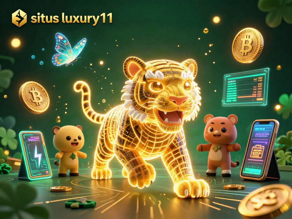 Engage in immersive gameplay with situs luxury111 in a vibrant digital casino scene.