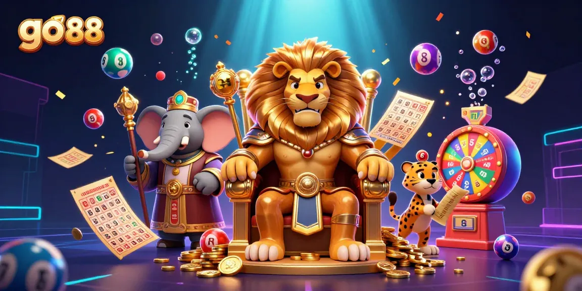Experience exciting games with go 88 where vibrant lottery elements showcase winning possibilities.