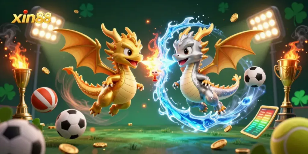 Engage in exciting gameplay at xin88 with dynamic sports betting elements and enchanting dragon companions.