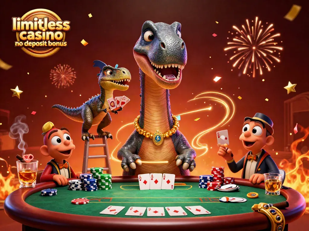 Win big with the limitless casino no deposit bonus and skillfully play poker among unique cartoon characters.